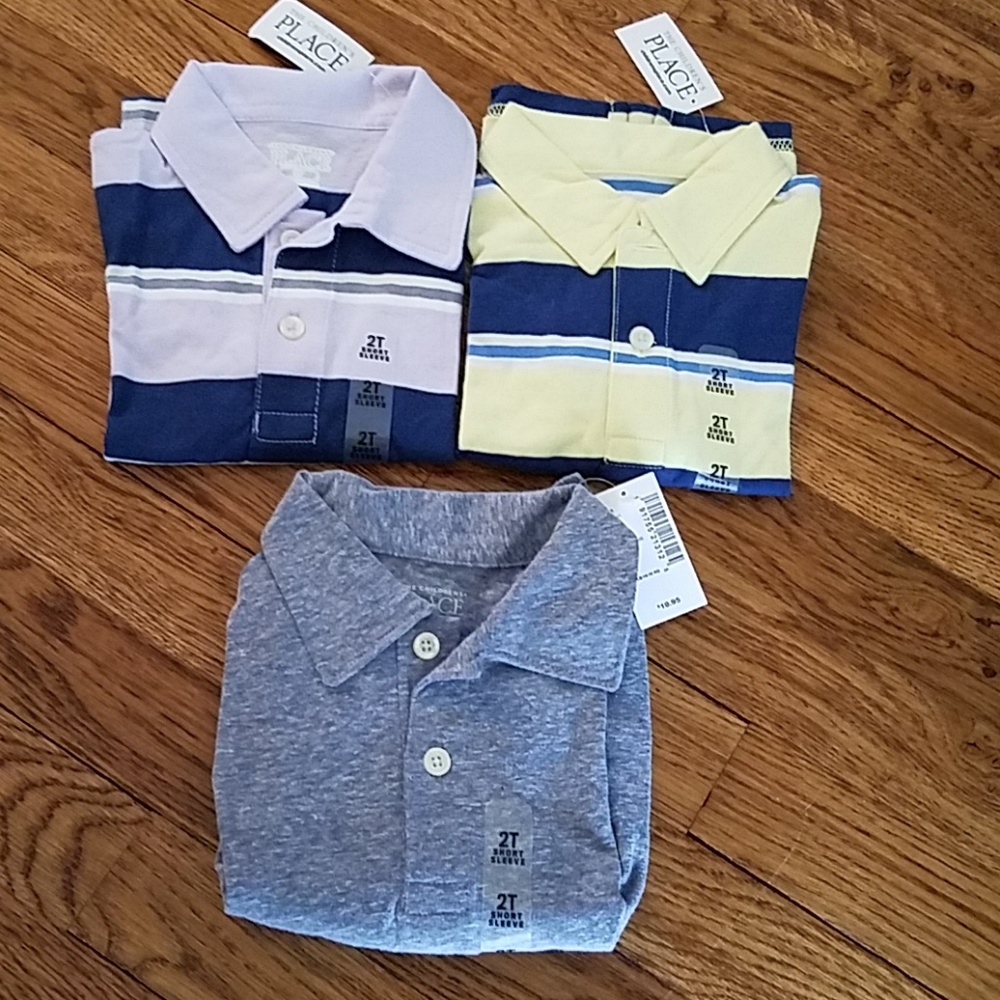 NWT Childrens Place bundle of boys polo's